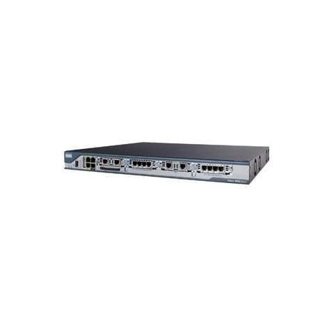 Router Cisco 2801 - 1U - 2 Porte - Sì - 8 Slots - Fast ethernet - Rack-Montabile, Desktop - Foto 1