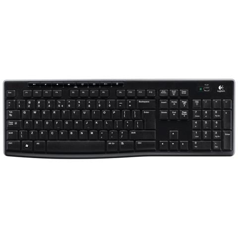 Tastiera USB + RF Wireless + Bluetooth 920-003738 per Desktop/Server (Layout QWERTY) Colore Nero - Foto 1