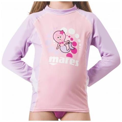 Rash Guard Manica Lunga Bambina Rosa M - Foto 2