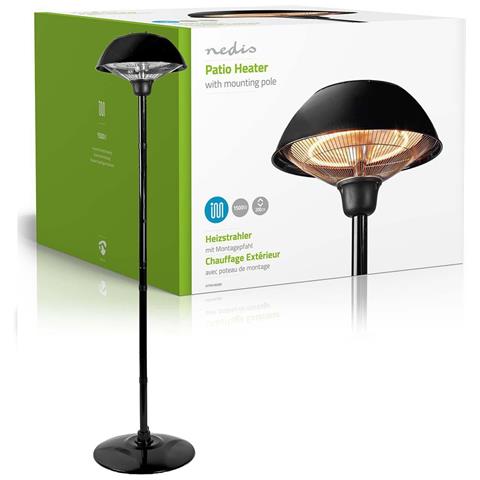 Lampada Riscaldante Stufa Infrarossi Esterno Fungo Terrazza 1500 Watt - Foto 2