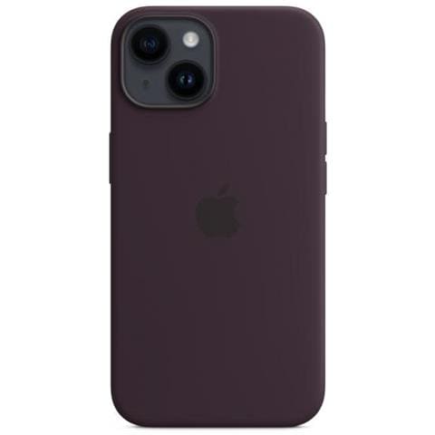 Iphone 14 Cover Magsafe In Silicone Colore Viola Sambuco - Foto 3