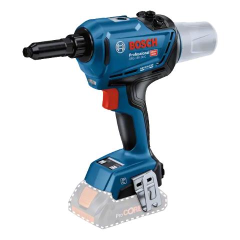 0 601 9k5 001 Utensile Per Rivetti Elettrici Nero, Verde 3.2,4,4.8,5.0,5.6 Mm 16000 Kn - Foto 3