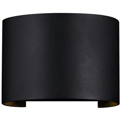 Lampada Da Parete Moderna Per Esterno Metallo Nero Luce Led 6w Ip54 - Foto 1