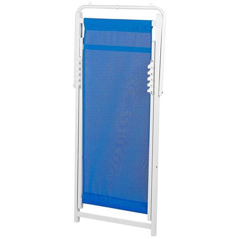 Sedia A Sdraio Alluminio Blu E Bianco Locri Ii - Foto 7