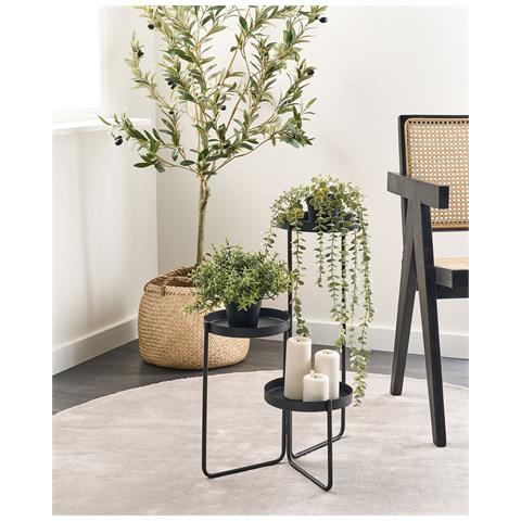 Supporto Per Vasi Fragaria Metallo Nero - Foto 1