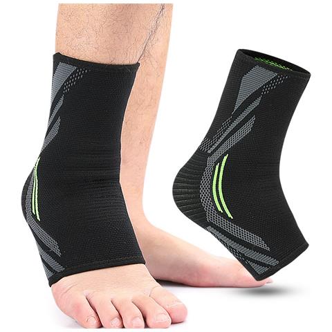 Tutore Di Supporto Per Caviglia (120~160 Libbre) - 1 Paio Black S - Foto 1