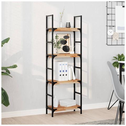 Ripiano A Parete 60x20x4 Cm Legno Massello Acacia Rifinito Olio - Foto 1