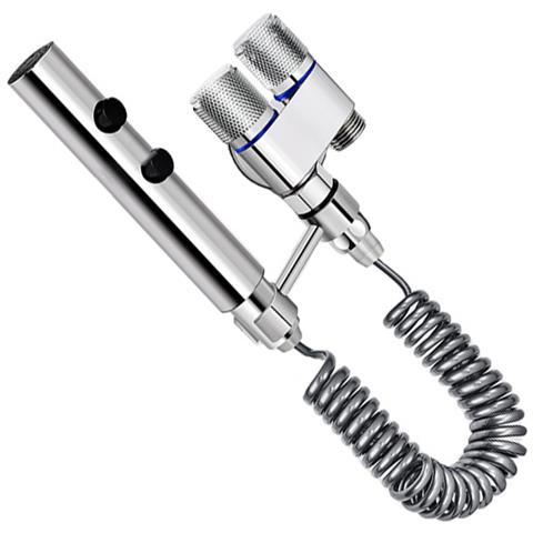 Spruzzatore Per Wc Con Aumento Della Pressione Con Supporto E Due Modalità Silver - Foto 2