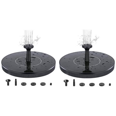 Confezione Da 2 Fontane Con Celle Solari 16 Cm - Fontana A Celle Solari/fontana D'acqua - Foto 1