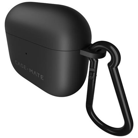 Custodia Per Airpods 4 Tough Con Moschettone Antigraffio, Nero - Foto 2