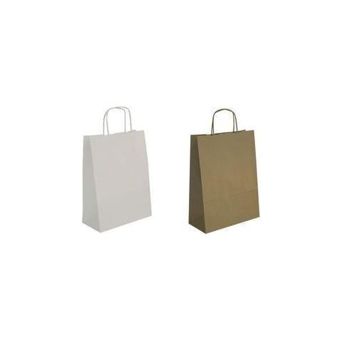 Geschenktte (b) 240 Mm X (h) 310 Mm, Braun Papier-tragetasche, Aus Kraftpapier, Mit Tragekordel, Auen - 1 Stck (101645) - Foto 1