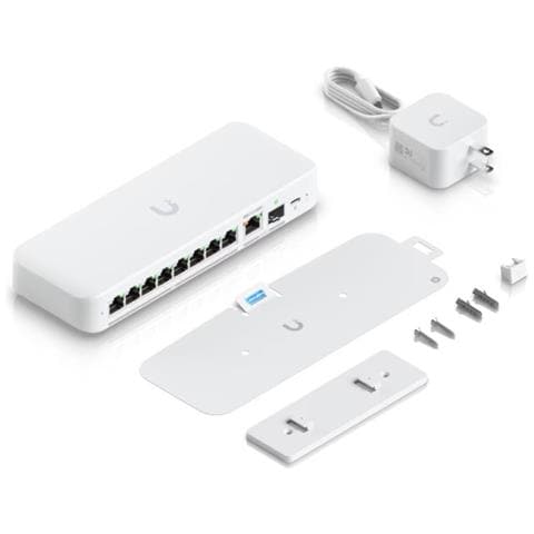 UniFi Flex 2.5G Gestito L2 2.5G Ethernet (100/1000/2500) Supporto Power over Ethernet (PoE) Montaggio da desktop /parete Bianco - Foto 2