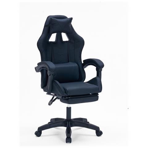 Altair Sedia Da Gioco Ergonomica Reclinabile Nera - Foto 2