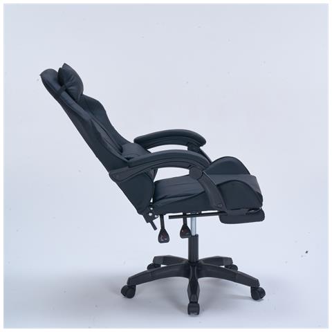 Altair Sedia Da Gioco Ergonomica Reclinabile Nera - Foto 8