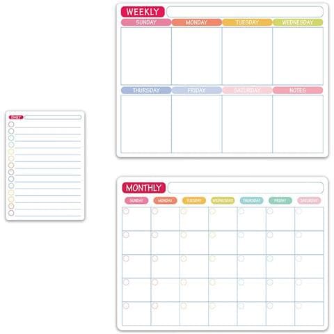 Set Di Magneti Da Frigorifero Magnetici: Lavagna Magnetica Calendario Per Pianificazione E Promemoria - Foto 1