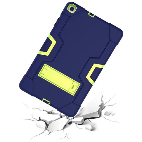 Custodia Per Samsung Galaxy Tab A8 10.5"" Armored Con Supporto Blu Navy - Foto 2