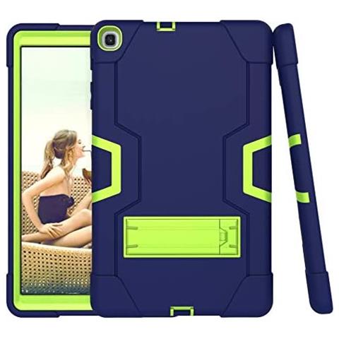 Custodia Per Samsung Galaxy Tab A8 10.5"" Armored Con Supporto Blu Navy - Foto 1
