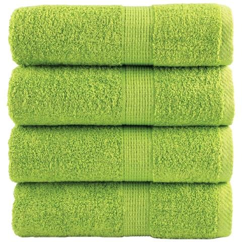 Asciugamani per Ospiti SOLUND 4 pz Verdi 30x50 cm 600g sm - Foto 1