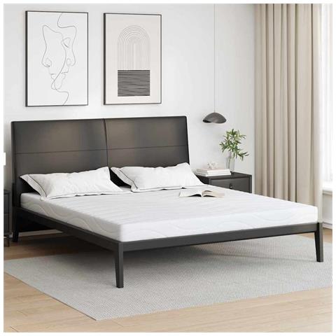 Materasso Bianco 180 x 200 cm Schiuma - Foto 2