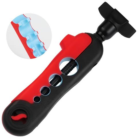 Avvolgi Filo Per Mulinello Da Spinning Portatile Con Protezione In Silicone - Porta Bobina Regolabile Black+red - Foto 1