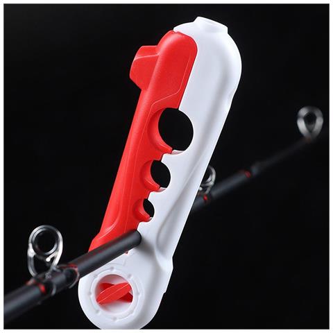 Avvolgi Filo Per Mulinello Da Spinning Portatile Con Protezione In Silicone - Porta Bobina Regolabile Black+red - Foto 4