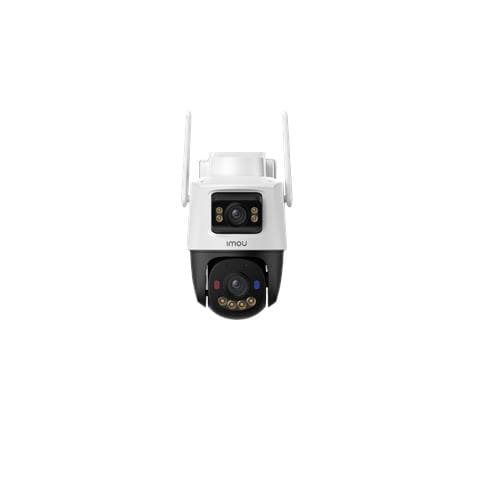 AOV Dual KIT Telecamera da esterno, motorizzata, 4G e Wi-Fi a batteria ricaricabile con doppia ottica, risoluzione 5MP + 5MP, sirena integrata e faretti, deterrenza attiva con luci rosse e blu, rilevamento movimento /umano, visione notturna a colori, comunicazione bidirezionale, Wi-Fi a 2.4GHz registrazione eventi continua su Micro SD fino a 512Gb - NVR o Cloud. Resistente alle intemperie IP66. Certificazione GDPR. Il Kit comprende il pannello solare da 8W, una SIM Dati 4G ed una SD da 128Gb - Foto 2