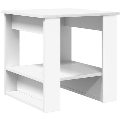 Tavolino da salotto Bianco 51 x 50 x 50 cm Legno multistrato - Foto 1