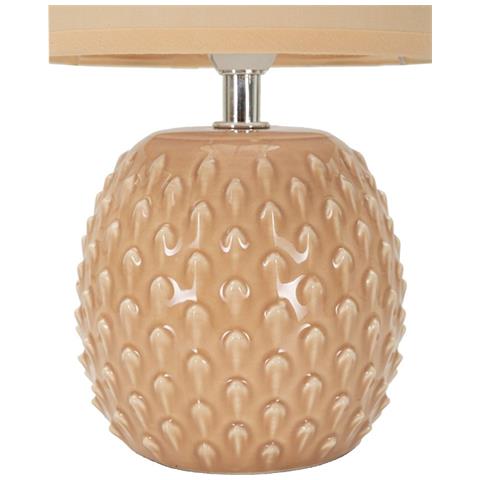 Lampada Da Tavolo Vkh98-beige-ceramica-14x14x27 Cm - Foto 2