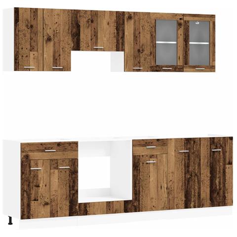 Unità Cucina Lyon 8 pcs Legno multistrato - Foto 1