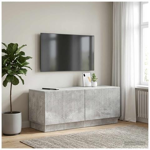 Mobile TV Grigio Cemento Legno ingegnerizzato - Foto 2
