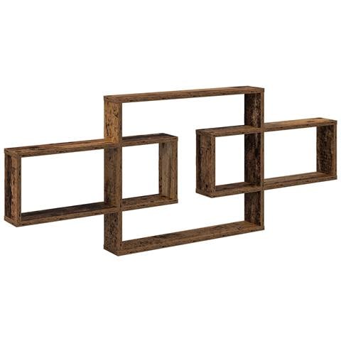 Scaffale da parete Legno antico 130 x 10 x 50 cm - Foto 1