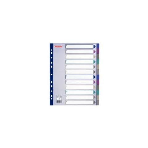 intercalari 12 tasti f. to a4 maxi in pp traslucido - Foto 1