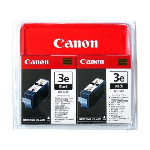 BCI-3E BK Serbatoio Ink Originale Nera BJC 3000 Capacità 330 Pagine Confezione 2 pezzi - Foto 1