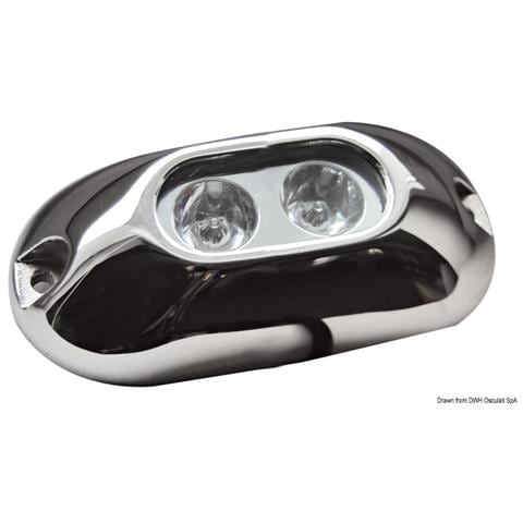 Faro subacqueo 2 LED blu - Foto 1