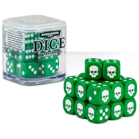 Set Di 20 Dadi Colorati Verdi Nel Cubo Classici Warhammer 40000 Age Of Sigma - Foto 1