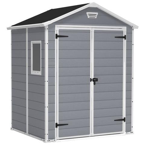 Cassetta Da Giardino 'manor Dd' - Cm. 185 X 152 X H. 226 - Grigio - Foto 1