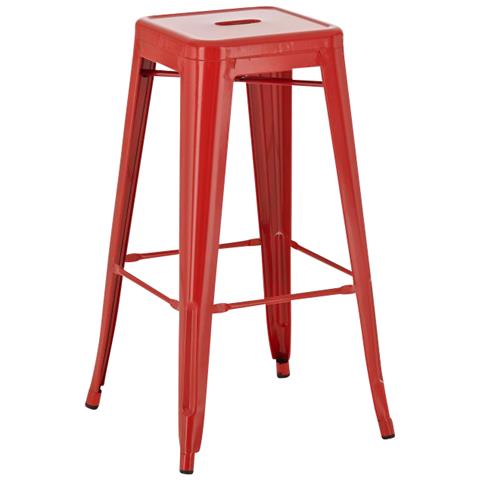 Sgabello Joshua Rosso - Foto 5