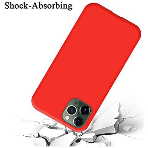 Custodia Compatibile Con Apple Iphone 11 Pro Max 6.5 In Liquid Rosso - Coperchio Protettivo In Silicone Tpu Flessibile - Foto 2