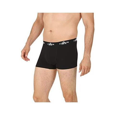 Equipaggiata Boxer Hipsters London Men Di Fm Nero (black 01) S (pack Of 8)  - Foto 2