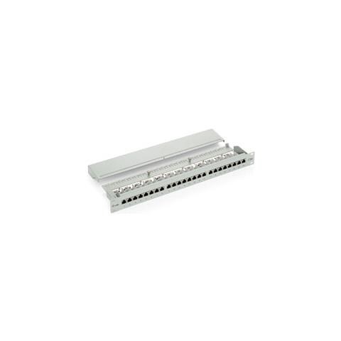 PatchPanel 19" Cat. 5e 24-Port, 1 U, light-grey  - Foto 2