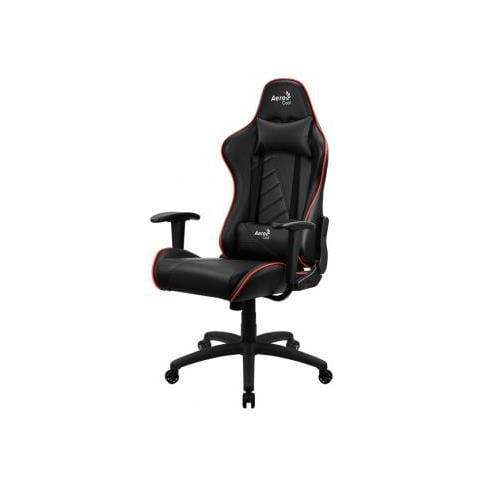 Ac110 Air Sedia Per Gaming Universale Seduta Imbottita Nero, Rosso - Foto 1