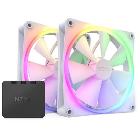 Nzxt F140 Rgb Twin Case Per Computer, Processore Ventilatore 14 Cm Bianco 2 Pz (nzxt X2 F140 Rgb 140mm Fan & Rgb Lightin - Foto 4