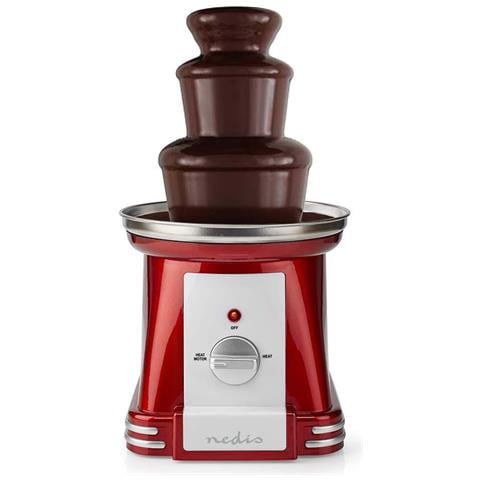 Fontana Di Cioccolato Party 90w 3 Livelli Lavabile Acciaio Inox Rossa - Foto 2