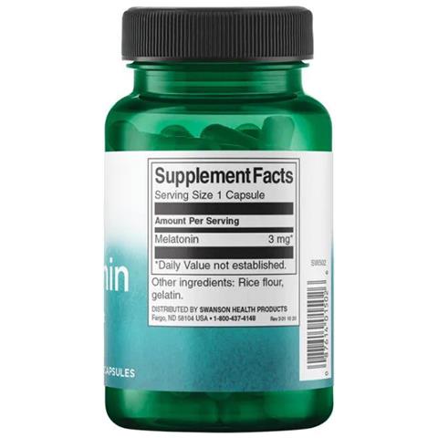Melatonina 3 Mg 120 Caps - Foto 2