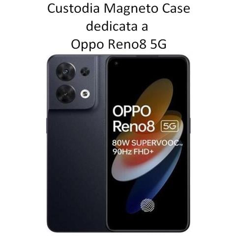 Custodia A Libro Smart Pocket Case In Pelle Per Oppo Reno8 5g Rose - Foto 2