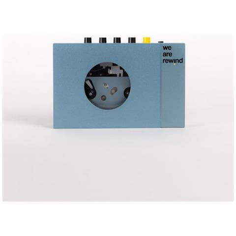 We Are Rewind 252427 Lettore E Registratore Cassette Lettore Portatile Di Cassette 1 Console Blu - Foto 1