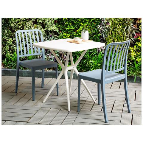 Set Di 2 Sedie Da Giardino Blu Sersale - Foto 1