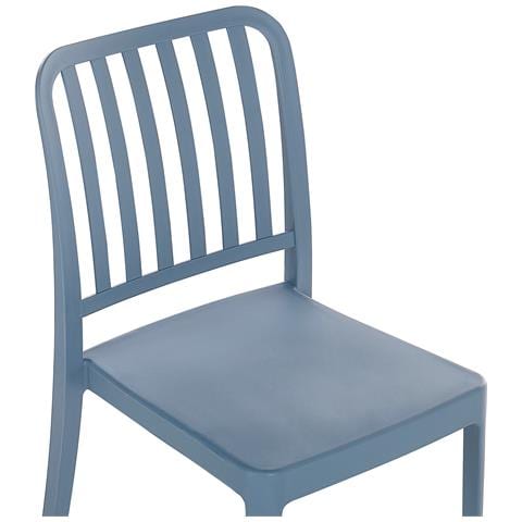 Set Di 2 Sedie Da Giardino Blu Sersale - Foto 7