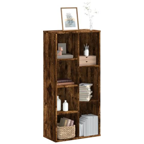 Libreria Rovere Fumo 50x25x105 Cm In Legno Multistrato - Foto 1