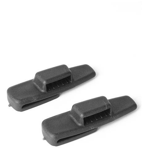 1 Paio Di Stabilizzatori Per Fibbia Della Cintura Di Sicurezza Per Auto, Assorbimento Degli Urti, Riduzione Del Rumore Black - Foto 1